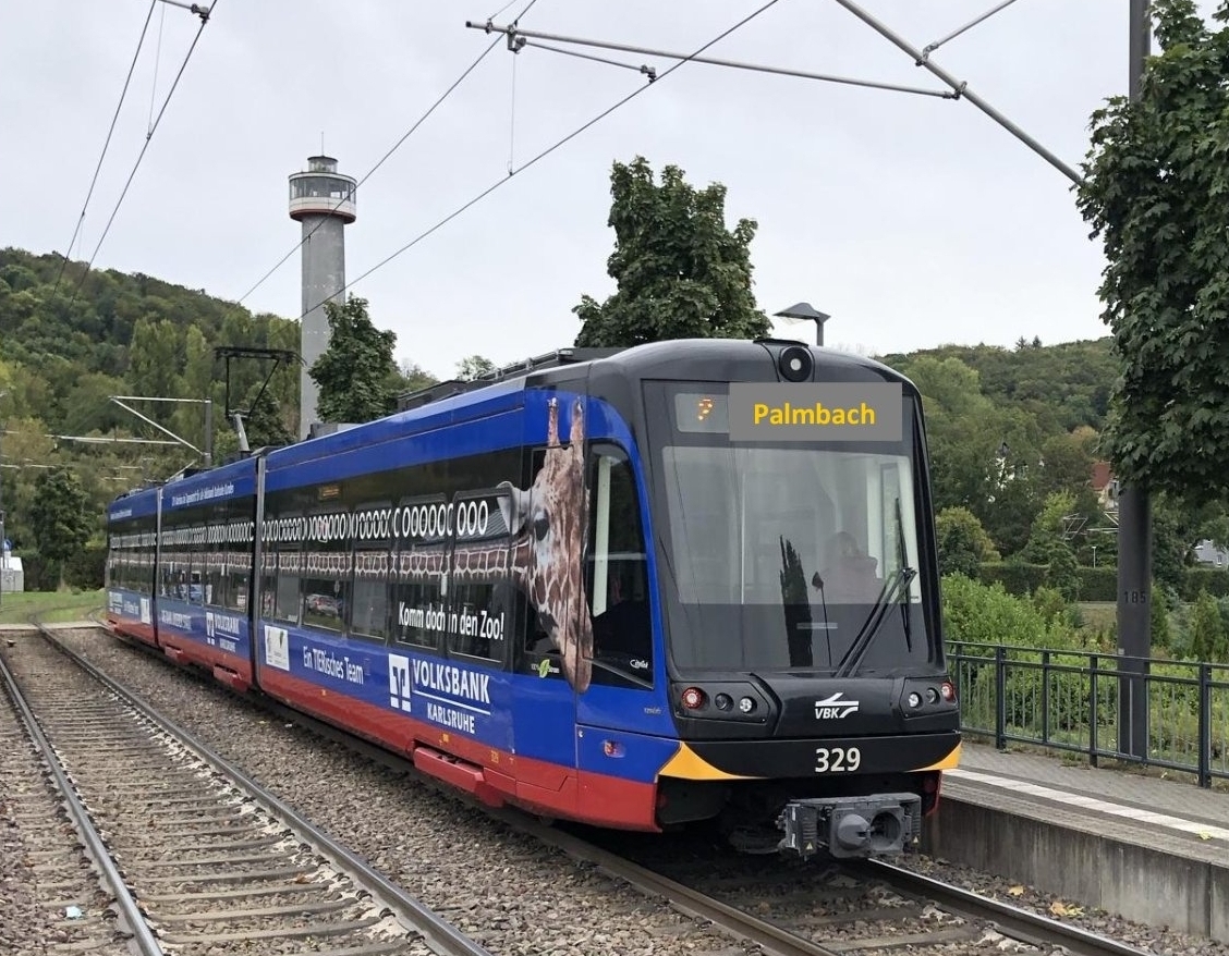 Stadtbahn nach Palmbach