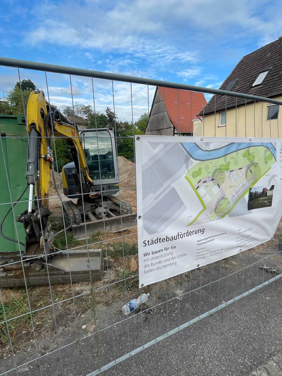 Dorfplatz Grünwettersbach Dorfplatz Grünwettersbach