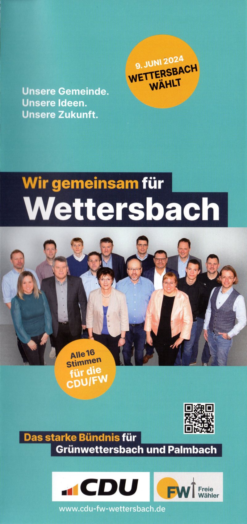 Flyer CDU-FW-Wettersbach Wahlprogramm