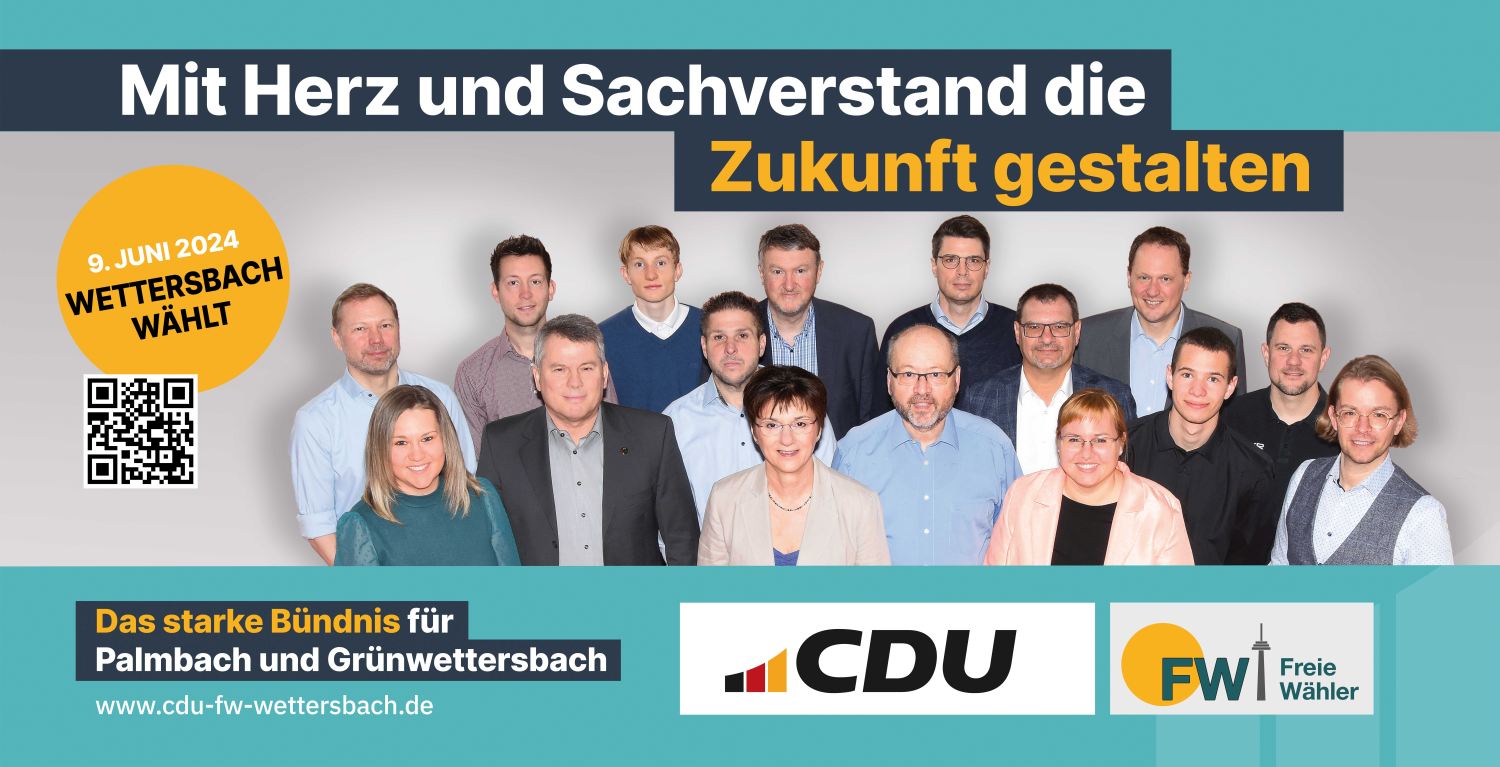 CDU/FW Wettersbach - Kommunalwahl 2024